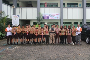 Pramuka Xavepa Terhubung ke Dunia Lewat JOTA-JOTI 2025