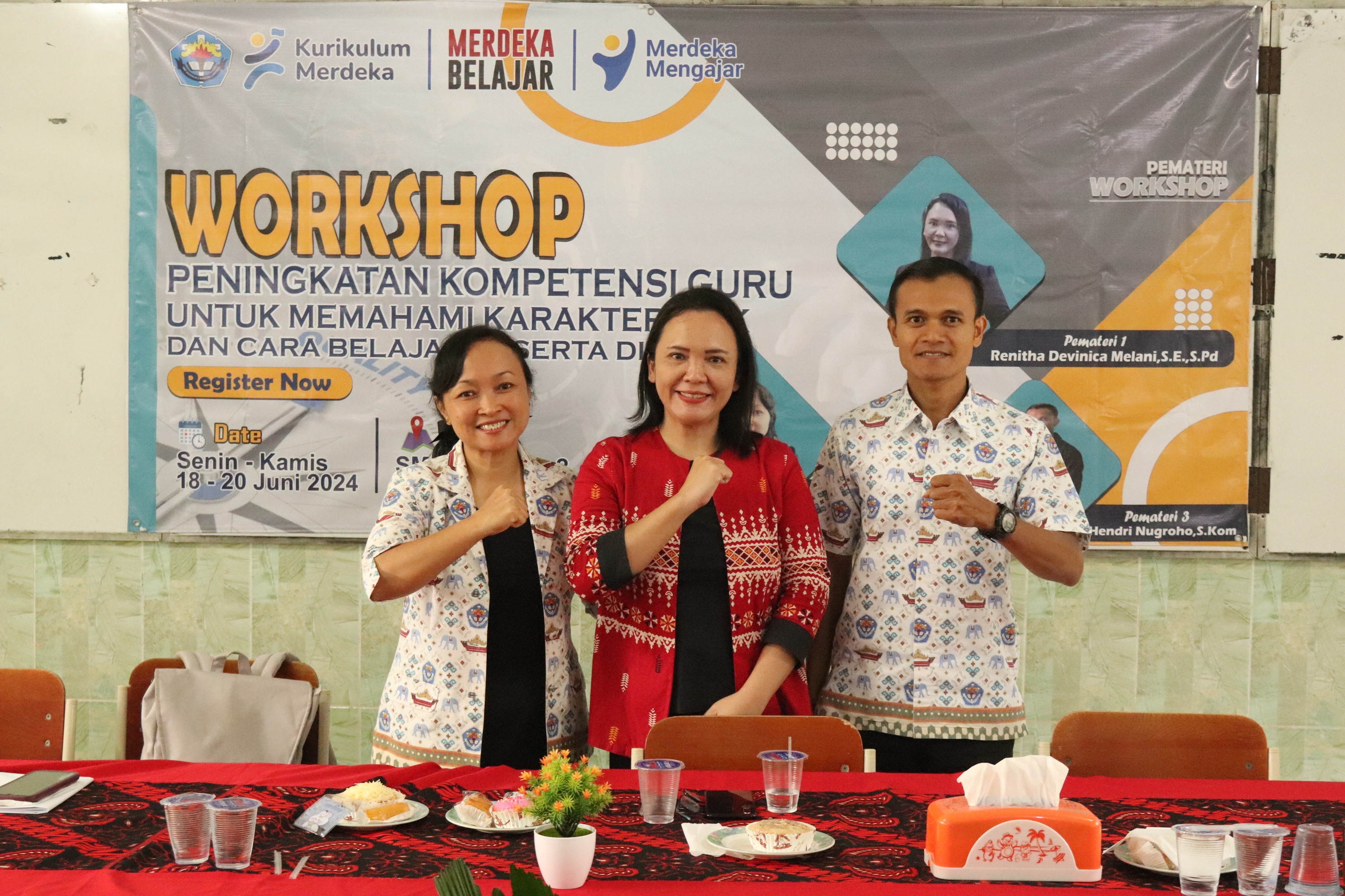 Workshop Peningkatan Kompetensi Guru untuk Memahami Karakteristik dan Cara Belajar Peserta Didik” SMP XAVERIUS 2 BANDAR LAMPUNG