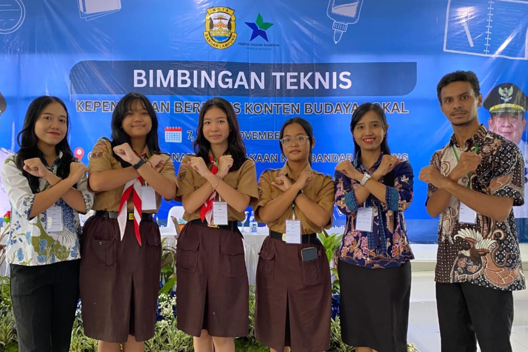 SMP Xaverius 2 Bandar Lampung Hadiri Bimbingan Teknis Kepenulisan Berbasis Konten Budaya Lokal Hari Pertama