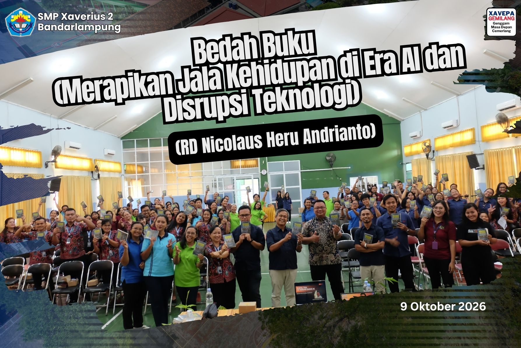 Menata Jala di Tengah Disrupsi Teknologi: Bedah Buku RD Nicolaus Heru Andrianto, Kupas Tuntas Sisi Kemanusiaan Pendidik di Era AI