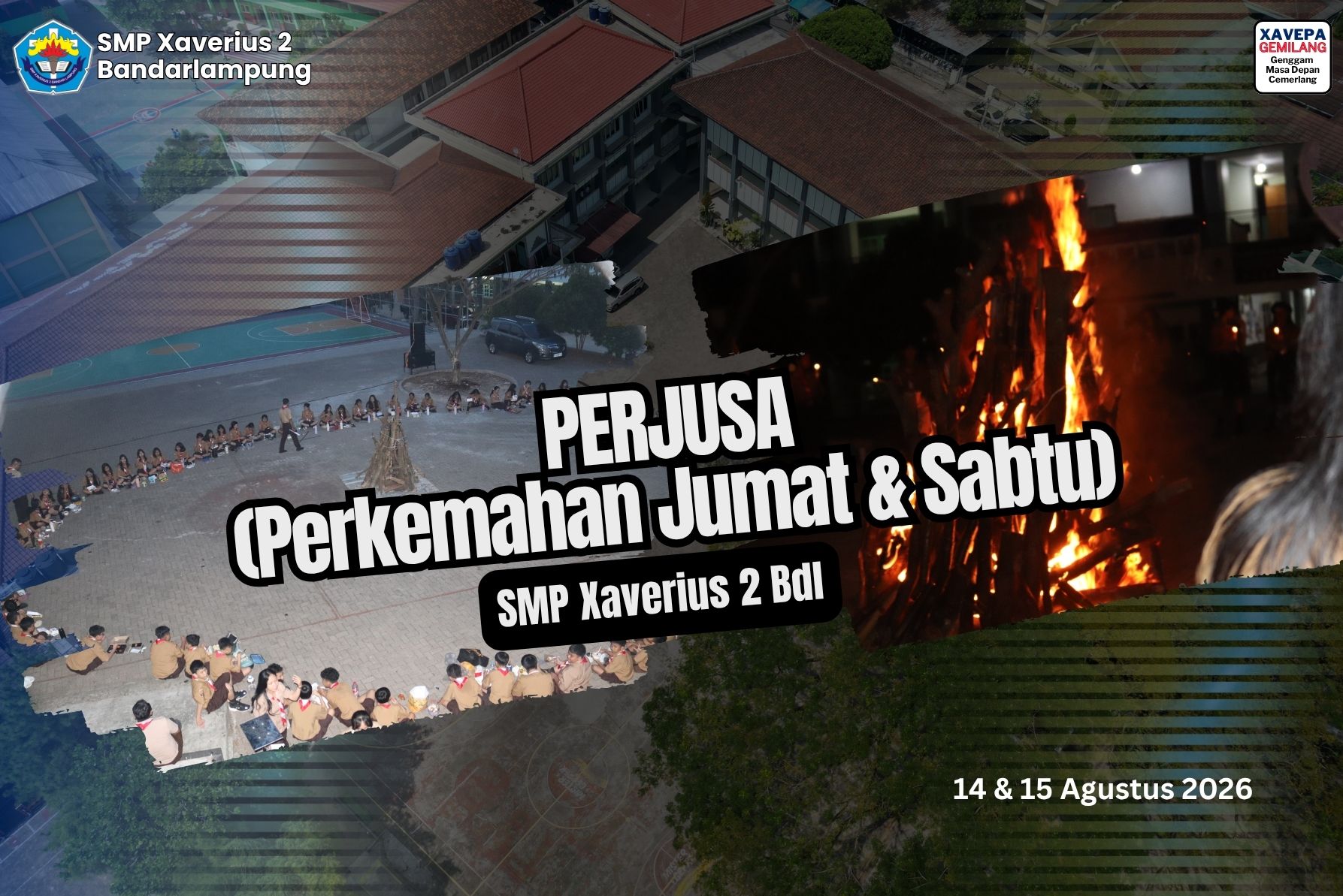 Bangkitkan Tunas Muda yang Berani, Kreatif, dan Tangguh dalam Persaudaraan: PERJUSA SMP Xaverius 2 Bandar Lampung