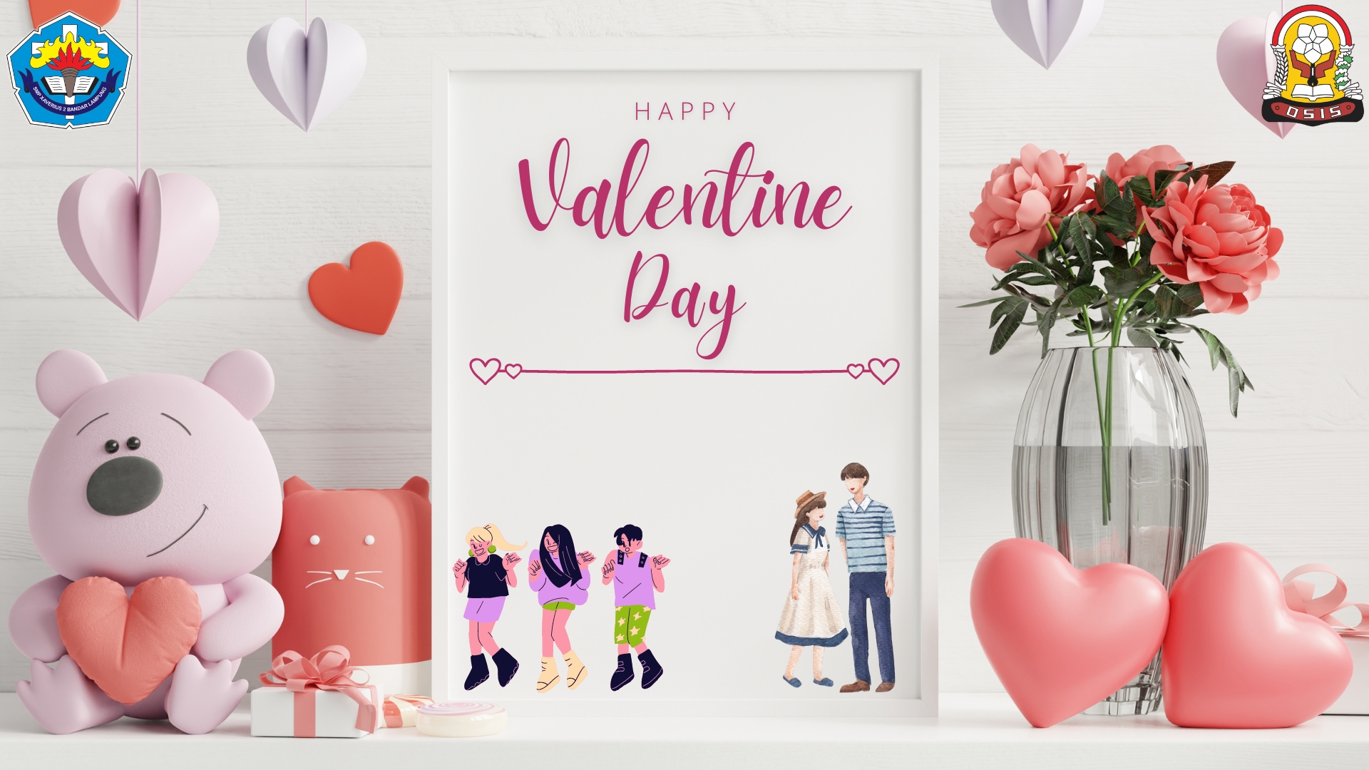 PAGELARAN SENI DAN PERAYAAN VALENTINE’S DAY SMP XAVERIUS 2 BANDAR LAMPUNG