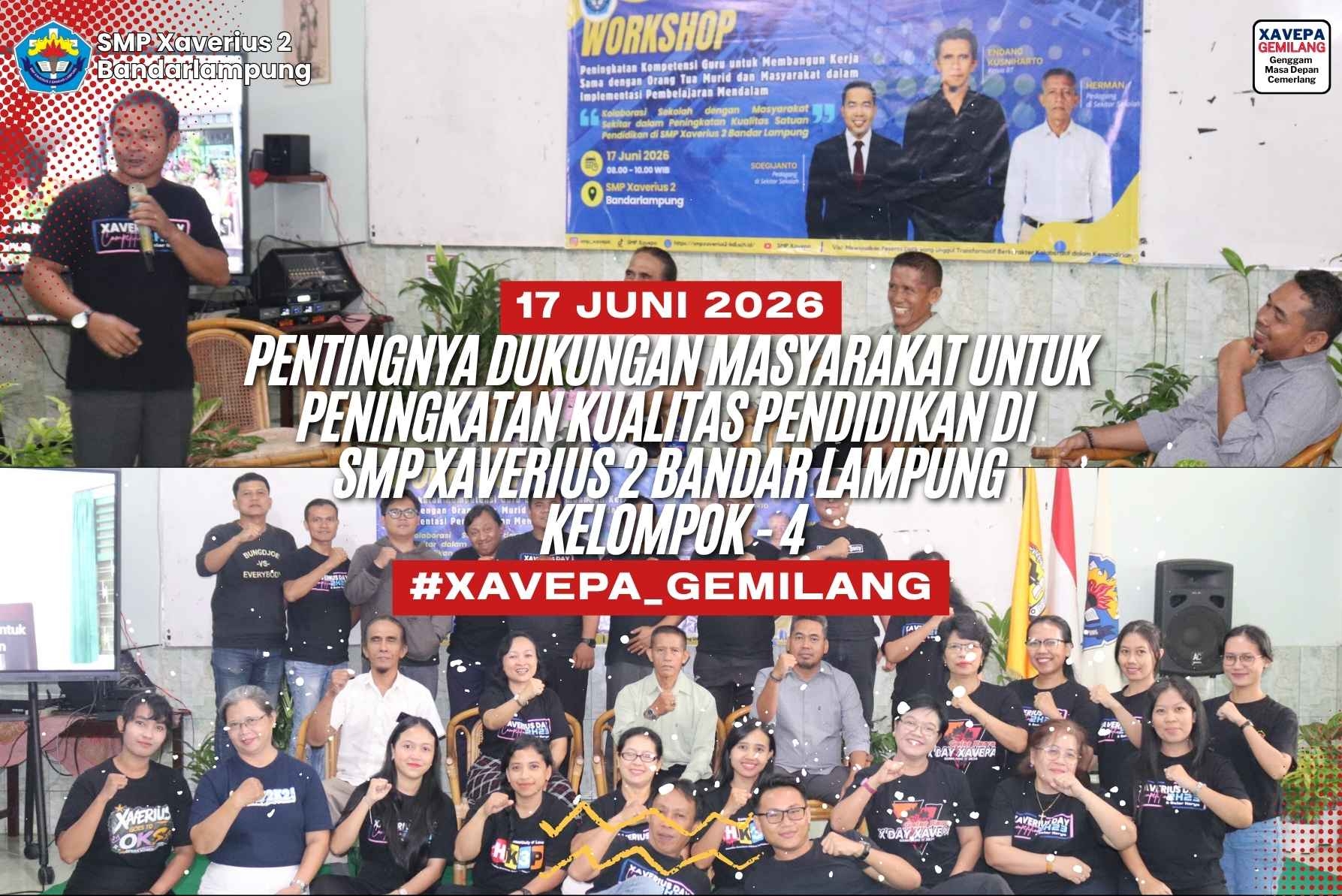 Pentingnya Dukungan Masyarakat untuk Peningkatan Kualitas Pendidikan di SMP Xaverius 2 Bandar Lampung