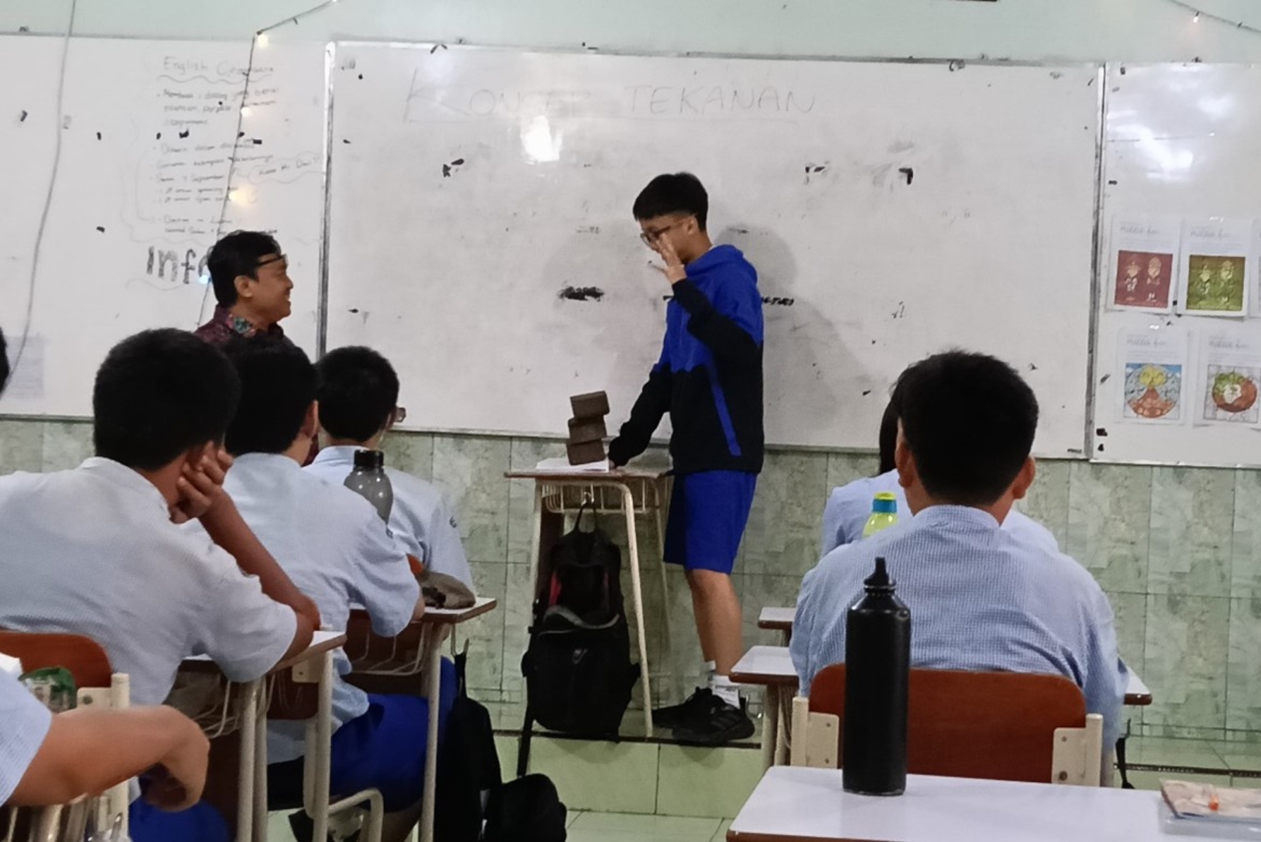 Dari Konsep Teakanan dalam Mata Pelajaran IPA Kita Belajar ”Semakin Besar Gaya Semakin Besar Tekanan“
