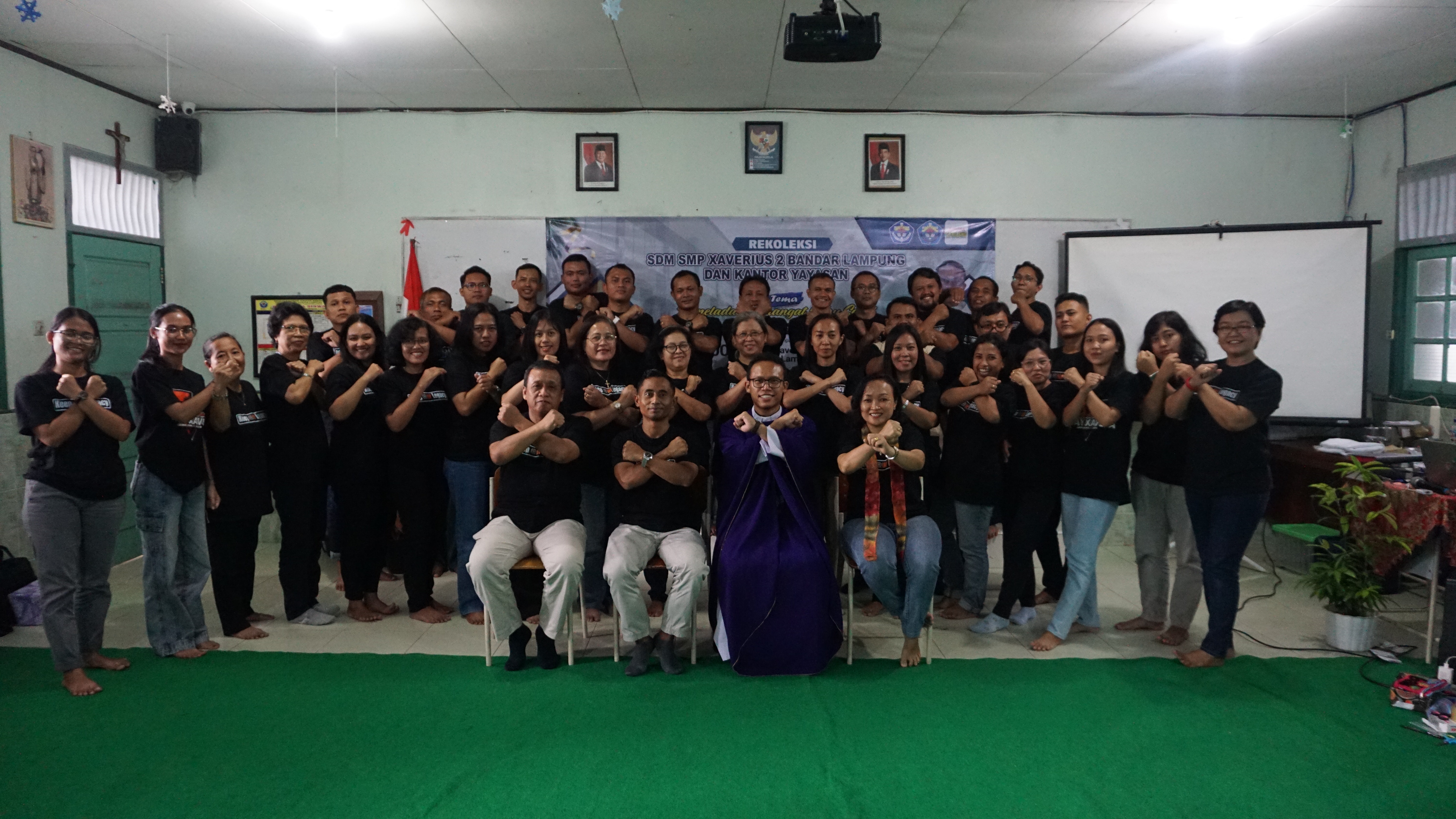 Rekoleksi SDM SMP Xaverius 2 Bandar Lampung & Yayasan Xaverius Tjk