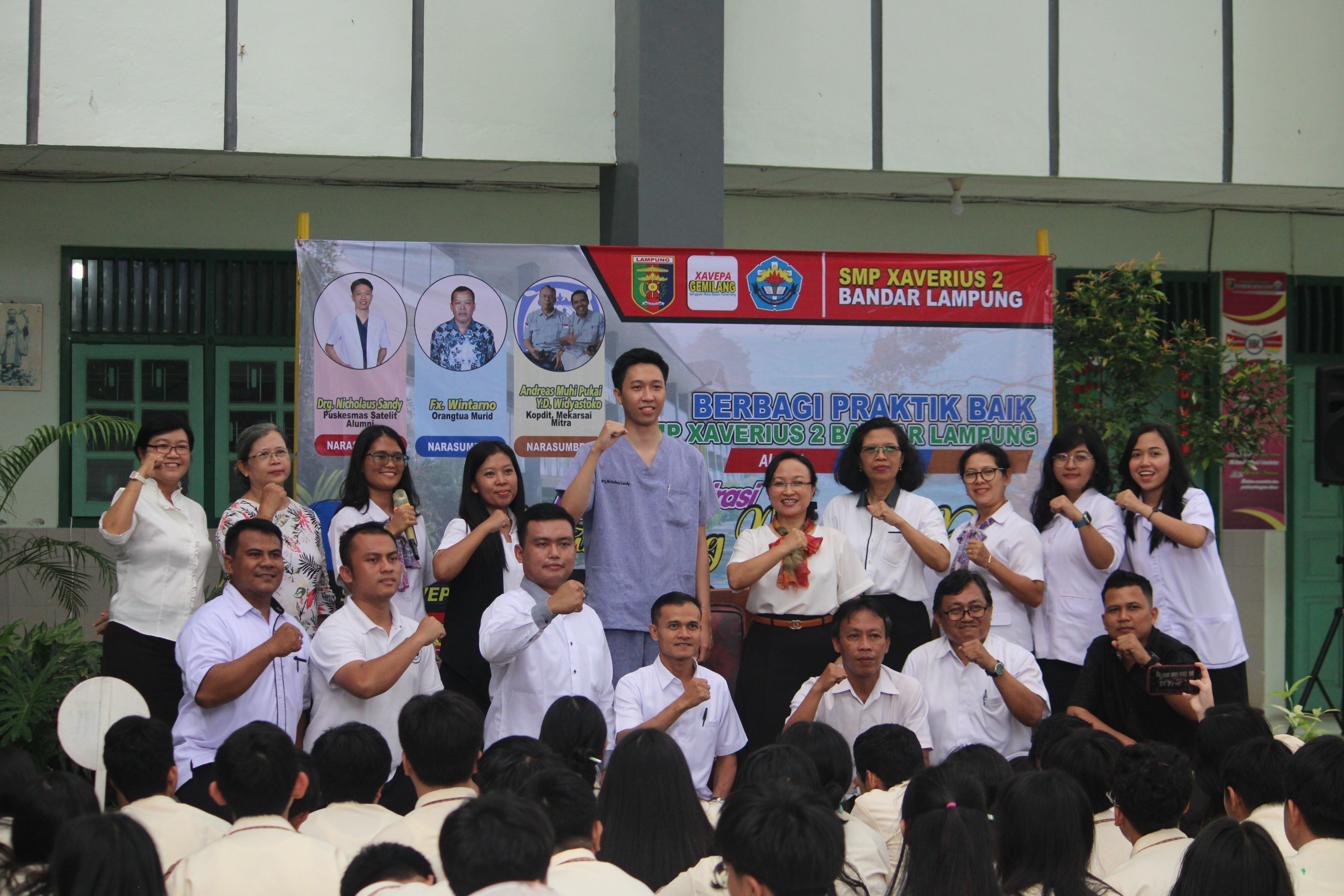 Xavepa Berbagi Praktik Baik Bersama Alumni (Drg. Nicholas Sandy)