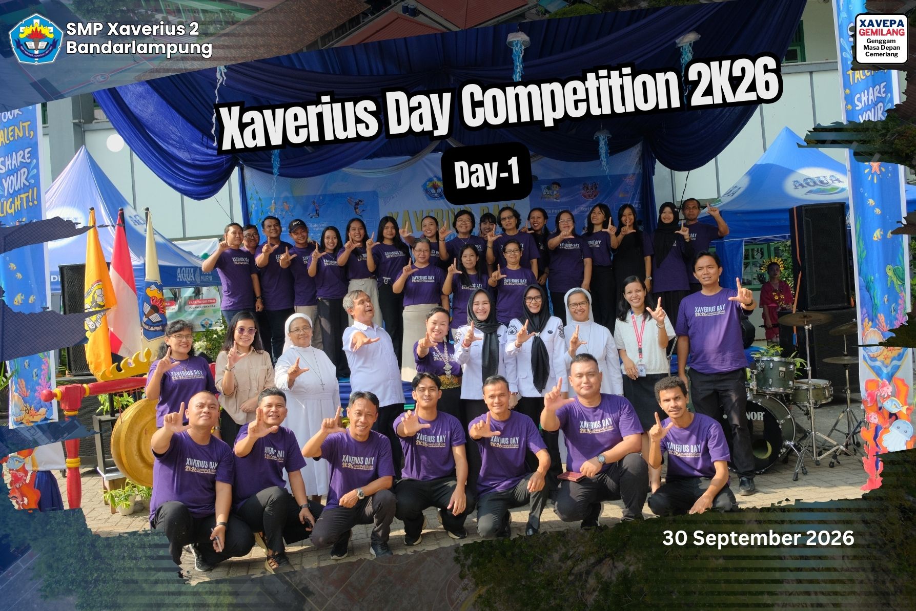 Hari Pertama Xaverius Day Competition dan PaPoSh 2K26: Show Your Talent, Share Your Light